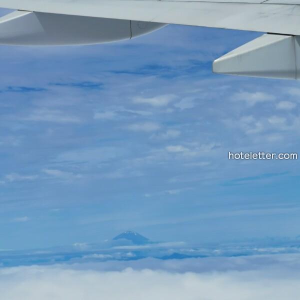 機上からの富士山