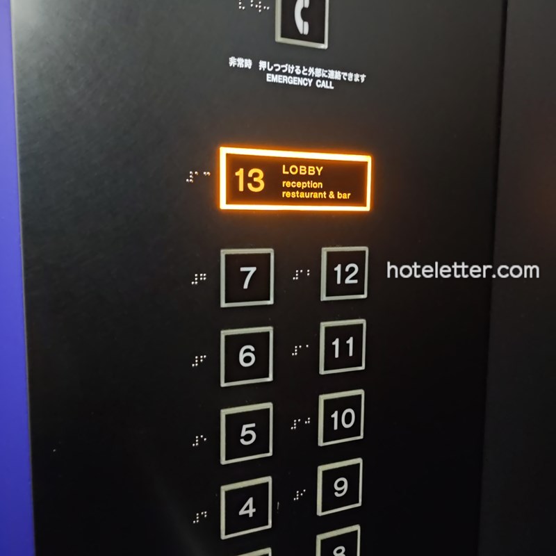 ザ・ゲートホテル雷門byHULICのエレベーター