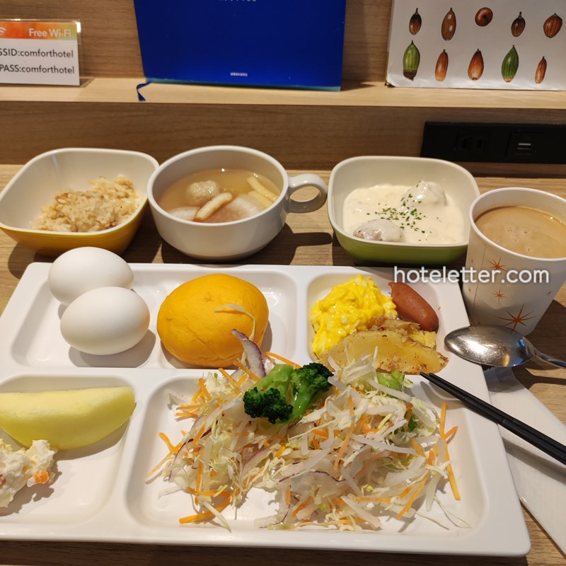 コンフォートホテル東京清澄白河の朝食