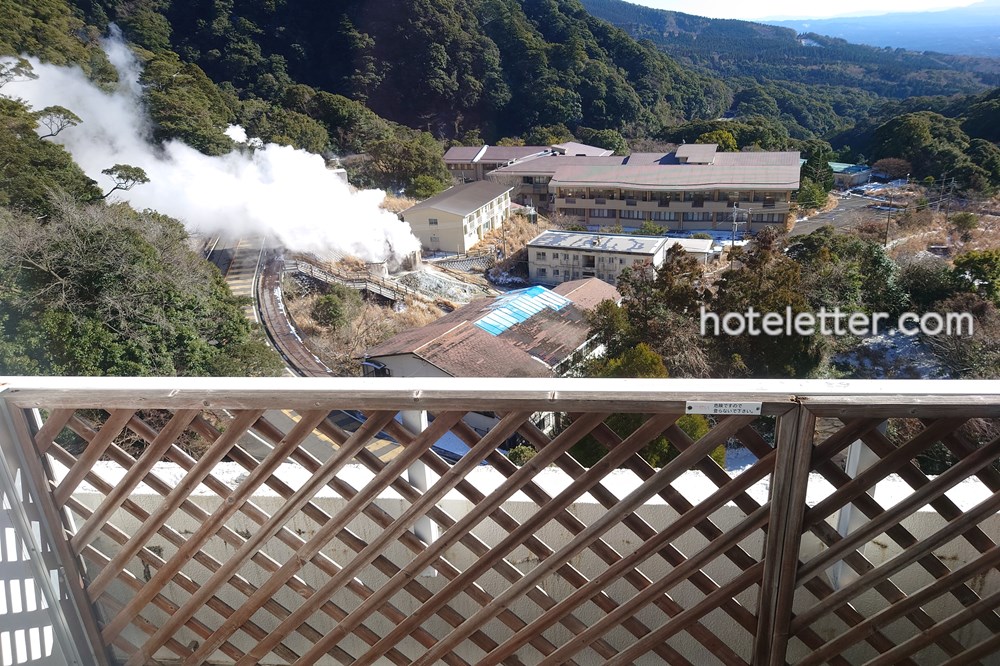 霧島国際ホテルの客室からの眺め