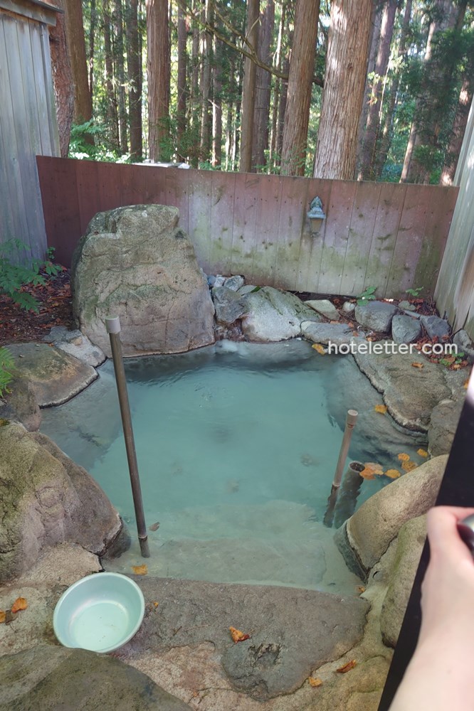 湯の花ふわり 湯元館の貸切露天風呂