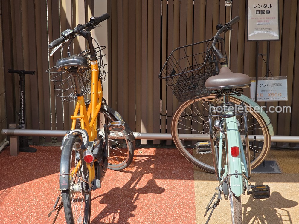 スマイルホテル熊本水前寺のレンタル自転車